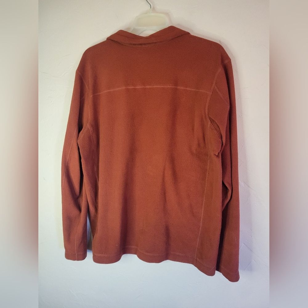 Patagonia 1/4 zip fleece ling sleeve pullover, sz L - Picture 6 of 7
